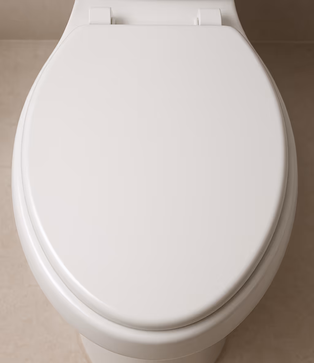 Lunettes de toilette en plastique